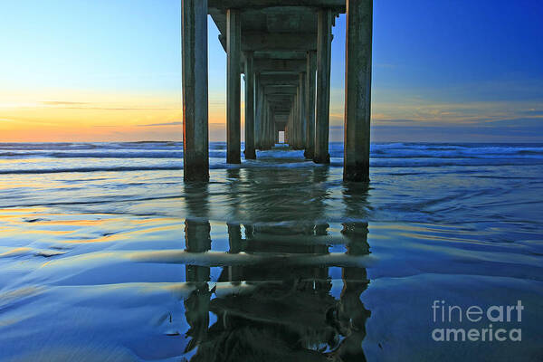Landscapes Poster featuring the photograph La Jolla Blue by John F Tsumas
