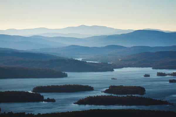 New England Poster featuring the photograph Squam Lake #1 by Robert Clifford