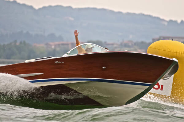 Riva Poster featuring the photograph Riva Olympic #3 by Steven Lapkin