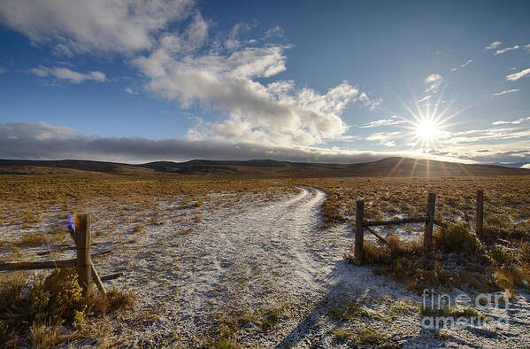 Birch Creek Valley Poster featuring the photograph Birch Creek Valley Sun by Idaho Scenic Images Linda Lantzy