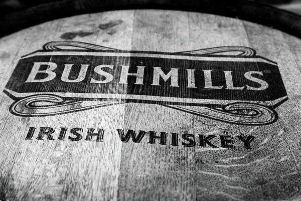 Whiskey Barrel Poster featuring the photograph Bushmills Whiskey Barrel by Georgia Clare