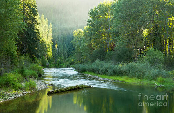  Poster featuring the photograph North Fork Atmosphere by Idaho Scenic Images Linda Lantzy