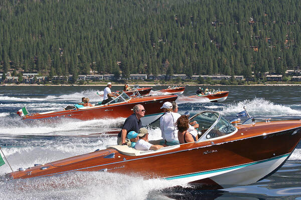 Riva Poster featuring the photograph Riva Aquarama Fun by Steven Lapkin