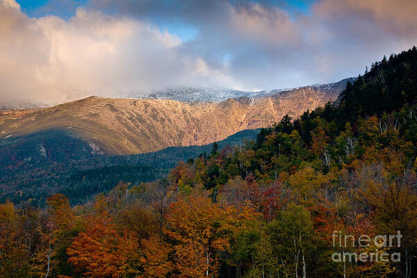 Appalachian Trail Poster featuring the photograph Tuckermans Ravine in Autumn by Susan Cole Kelly