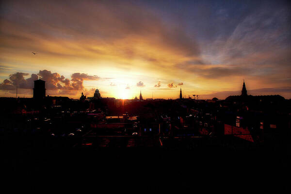  Poster featuring the photograph Copenhagen Sunrise... by Aleksandrs Drozdovs