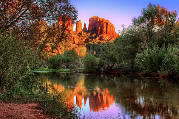 Robert Blandy Jr Poster featuring the photograph Cathedral Rock, Sedona by Robert Blandy Jr