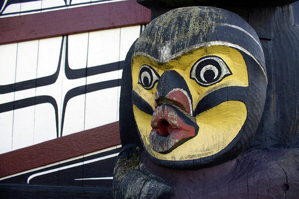 Totem Poster featuring the photograph British Columbia by Rik Carlson