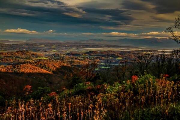 Blue Ridge Mountains Poster featuring the photograph A New Day by Deb Beausoleil