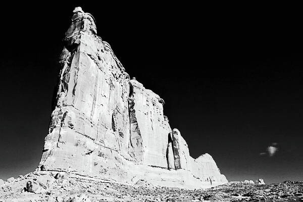 Arches Park Poster featuring the photograph Arches 140910 BW by Rick Perkins