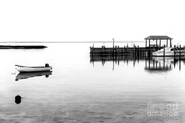 Emptiness On Long Beach Island Poster featuring the photograph Emptiness at Long Beach Island by John Rizzuto