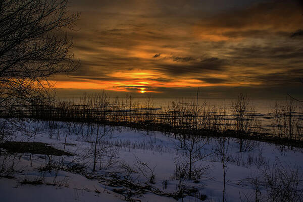 Magic Hour Poster featuring the photograph Late Winter Sunrise by Deb Beausoleil