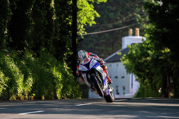 Isle Of Man Tt Poster featuring the photograph Peter Hickman TT 2018 by Tony Goldsmith