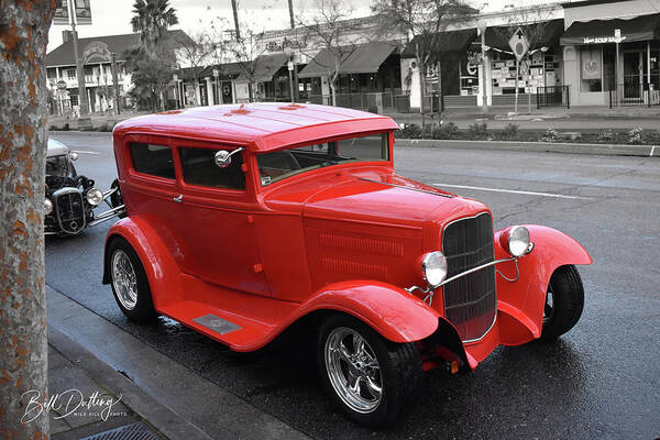 Ford Poster featuring the photograph Red Tudor by Bill Dutting