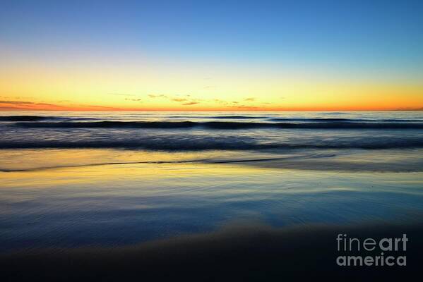 Cardiff By The Sea Poster featuring the photograph San Elijo Afterglow by John F Tsumas