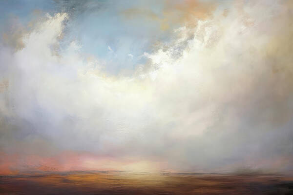 Wide Open Spaces Poster featuring the painting Wide Open Spaces Eternal Sky by Jai Johnson