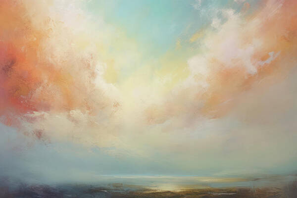 Wide Open Spaces Poster featuring the painting Wide Open Spaces Return To The Sea 1 by Jai Johnson