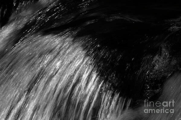 Landscapes Poster featuring the photograph Zion Waterfall by John F Tsumas