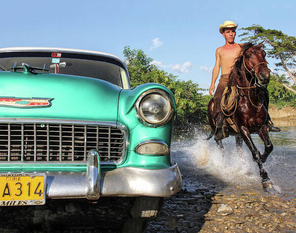  Cuba Poster featuring the photograph Cuban Horsepower by Marla Craven