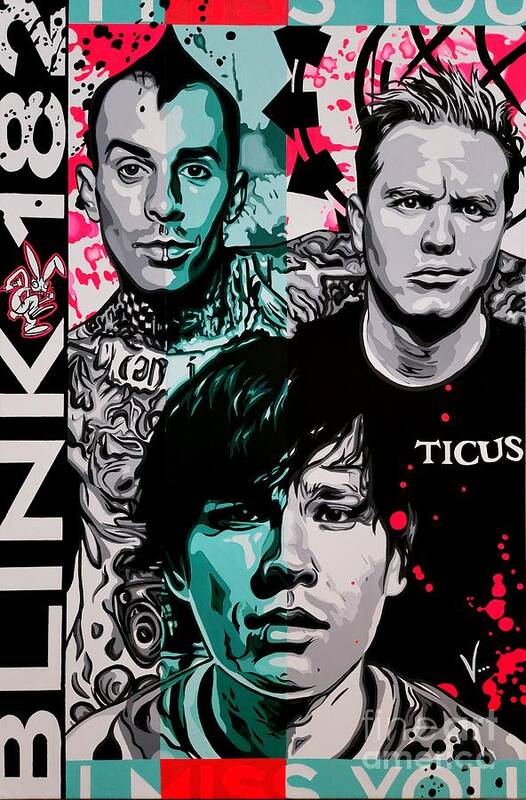 Blink-182 Poster by Victoria Glaittli - Fine Art America