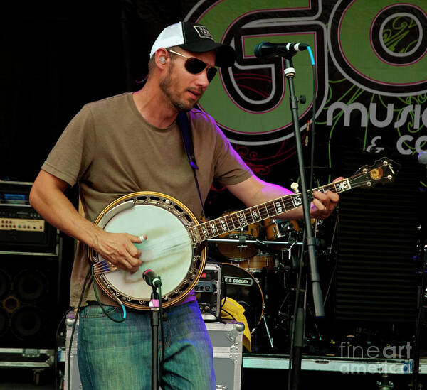 7/17/2011 Poster featuring the photograph Greensky Bluegrass at All Good Festival #2 by David Oppenheimer