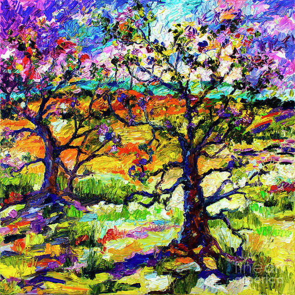 Provence Poster featuring the painting Spring In Provence by Ginette Callaway
