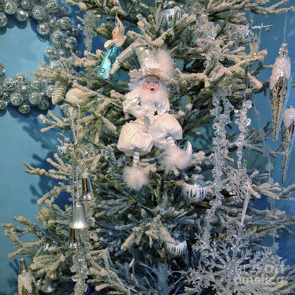 Christmas Poster featuring the photograph Christmas tree ornaments by Agnes Caruso