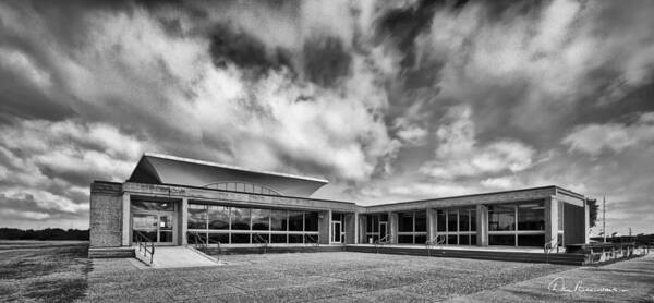 Outer Banks Poster featuring the photograph Wright Brothers Visitor Center 5278 by Dan Beauvais