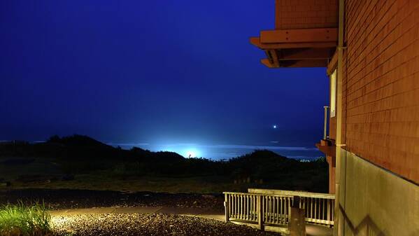 Oregon Poster featuring the photograph Mast Light by Jerry Sodorff