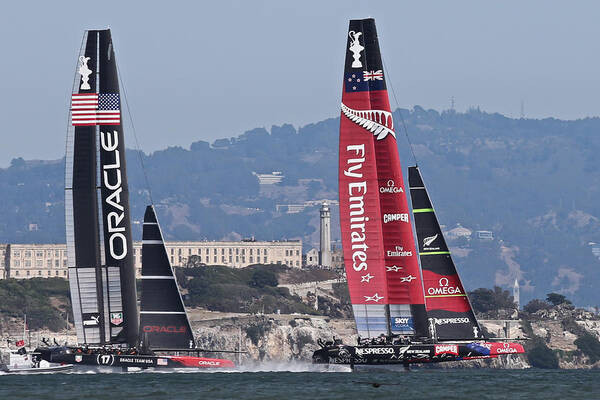 Today Poster featuring the photograph America's Cup San Francisco #34 by Steven Lapkin