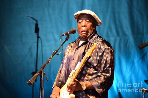 Buddy Guy Poster featuring the photograph Buddy Guy 2 2012 by Amanda Vouglas