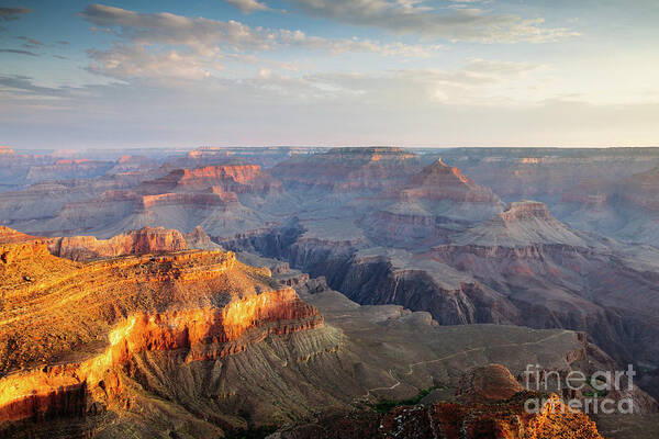 Grand Canyon Poster featuring the photograph First light over Grand Canyon, Arizona, USA by Matteo Colombo