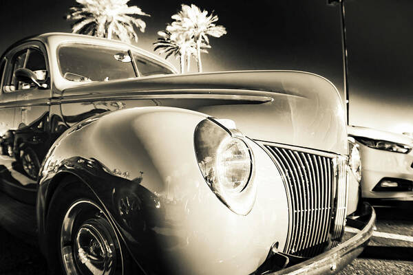 Cars Poster featuring the photograph Sweet Sepia by Mark David Gerson
