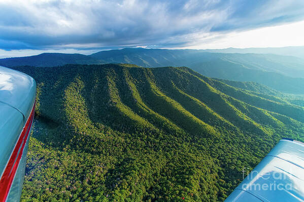 Great Smoky Mountains National Park Poster featuring the photograph Great Smoky Mountains National Park Aerial Photo #4 by David Oppenheimer