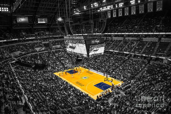 Banker's Life Poster featuring the photograph Indiana Pacers Special by David Haskett II
