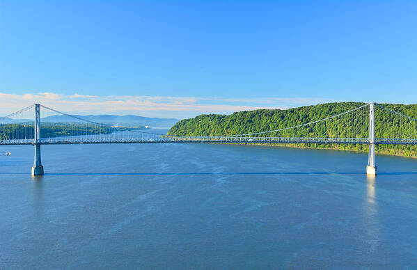  Poster featuring the photograph Mid hudson bridge #2 by Jack Nguyen