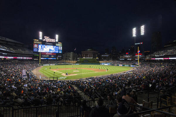 Detroit Tigers Poster featuring the photograph Detroit Tigers Comerica Park Lower Level 1 by David Haskett II