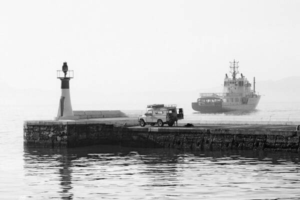 Kalk Bay Harbour; Kalk Bay; Ocean; Sea; Boats; Fishing; Water; Fish; Jetty Art; Stunning; Photos; Pics; Jetty; Cape Town; Colour; Colourful; Andrew Hewett; Artistic; Artwork; Prints; Interior; Quality; Inspirational; Fishing Boats; Decorative; Images; Creative; Beautiful; Exhibition; Lovely; Seascapes; Awesome; Boat; Fishing Boats; Wonderful; Light; Harbour Photography; Harbor; Decor; Interiors; Andrew Hewett; Water; Https://waterlove.co.za/; Https://hewetttinsite.co.za/ Poster featuring the photograph Beyond by Far by Andrew Hewett