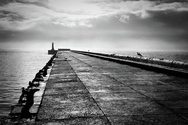 Kalk Bay Harbour; Kalk Bay; Ocean; Sea; Boats; Fishing; Water; Fish; Jetty Art; Stunning; Photos; Pics; Jetty; Cape Town; Colour; Colourful; Andrew Hewett; Artistic; Artwork; Prints; Interior; Quality; Inspirational; Fishing Boats; Decorative; Images; Creative; Beautiful; Exhibition; Lovely; Seascapes; Awesome; Boat; Fishing Boats; Wonderful; Light; Harbour Photography; Harbor; Decor; Interiors; Andrew Hewett; Water; Https://waterlove.co.za/; Https://hewetttinsite.co.za/ Poster featuring the photograph Morning Meditation by Andrew Hewett