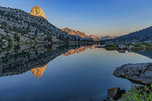 Sierra Poster featuring the photograph Fin Dome Sunrise by Martin Gollery