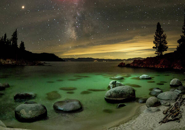 Stars Poster featuring the photograph Star cove by Martin Gollery