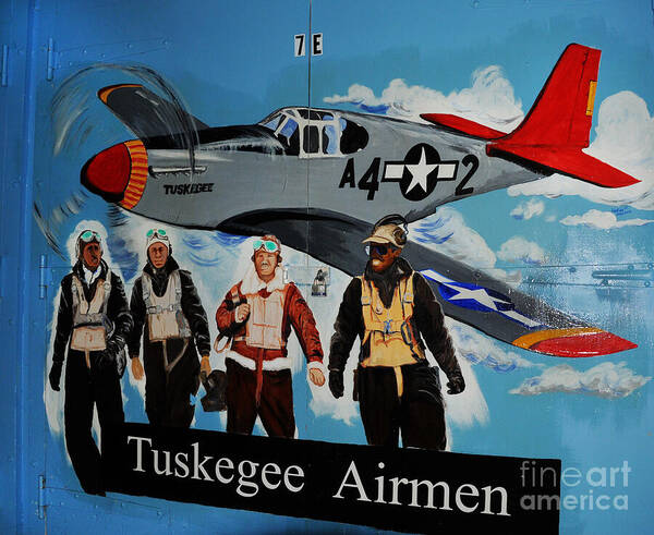 Redtails Poster featuring the photograph Tuskegee Airmen by Leon Hollins III