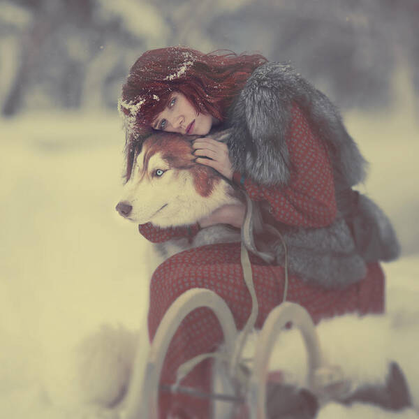 Siberia Poster featuring the photograph Gerda by Anka Zhuravleva