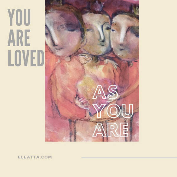 Affirmation Poster featuring the mixed media You Are Loved Poster by Eleatta Diver