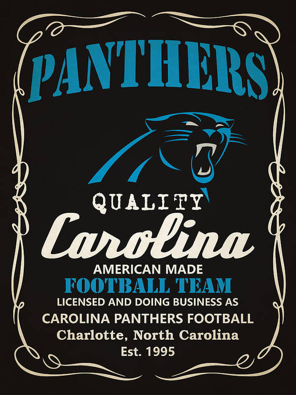 Carolina Panthers Whiskey by Joe Hamilton