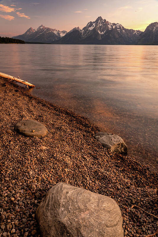 Tetons Poster featuring the photograph 2018 Tetons Sunset-2 by Tara Krauss