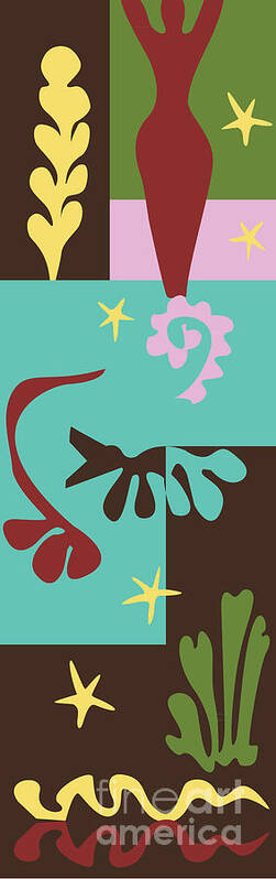 Henri Matisse Poster featuring the painting Prosperity - Celebrate Life 1 by Xueling Zou
