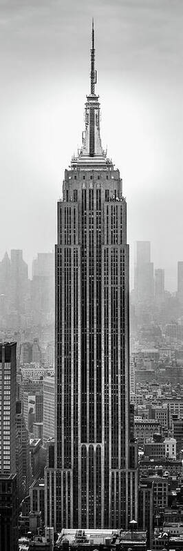 Empire State Building Poster featuring the photograph Pride Of An Empire by Az Jackson