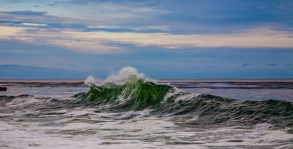 Waves Poster featuring the photograph Wave Break by Tommy Farnsworth