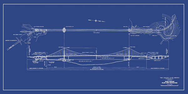 Golden Gate Bridge - Study for Expansion - San Francisco, CA Poster by Wall  Artifact - Pixels