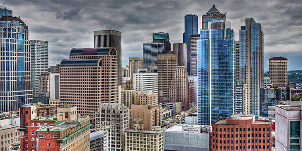Tf-photography.com Poster featuring the photograph Seattle View by Tommy Farnsworth